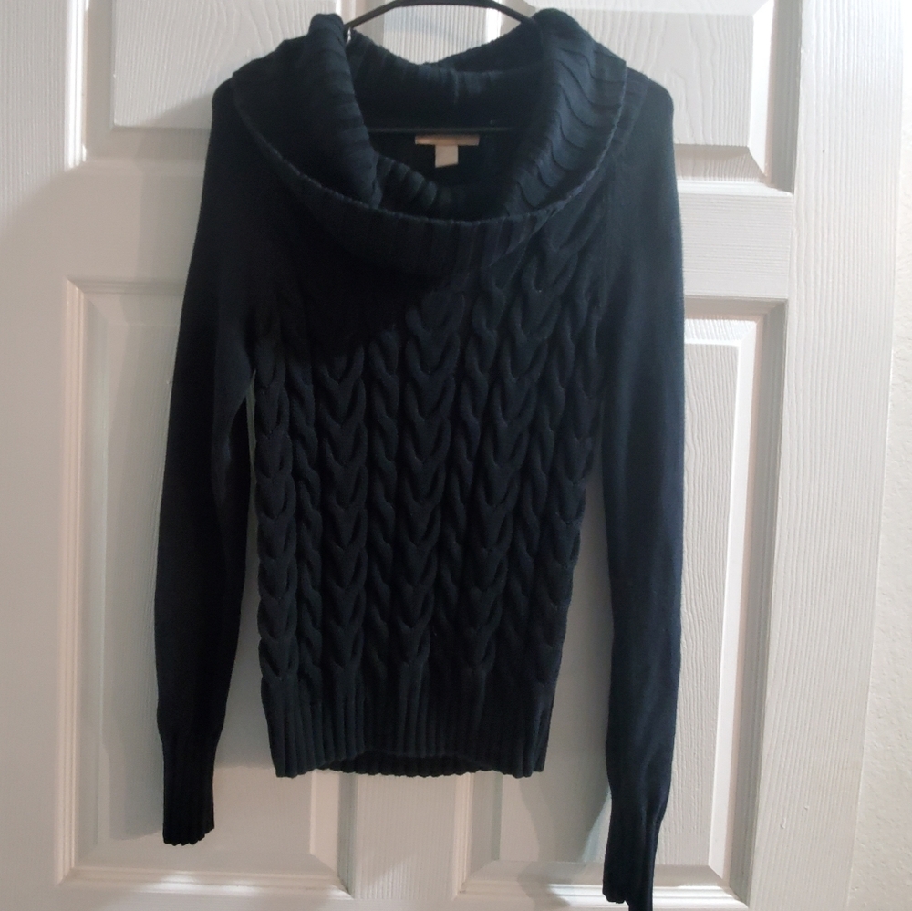 Banana Republic Cable Knit Cowl Neck Sweater